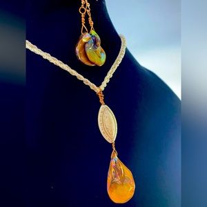 Boho Necklace and Earring Set